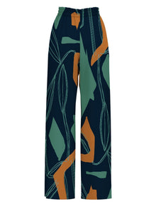 Leer Pants - Costa Navy - diarrablu