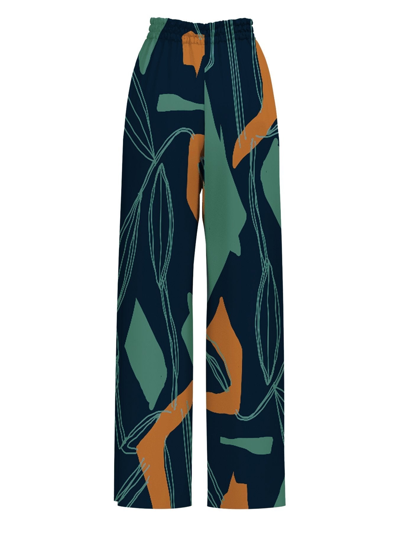 Leer Pants | Costa Navy