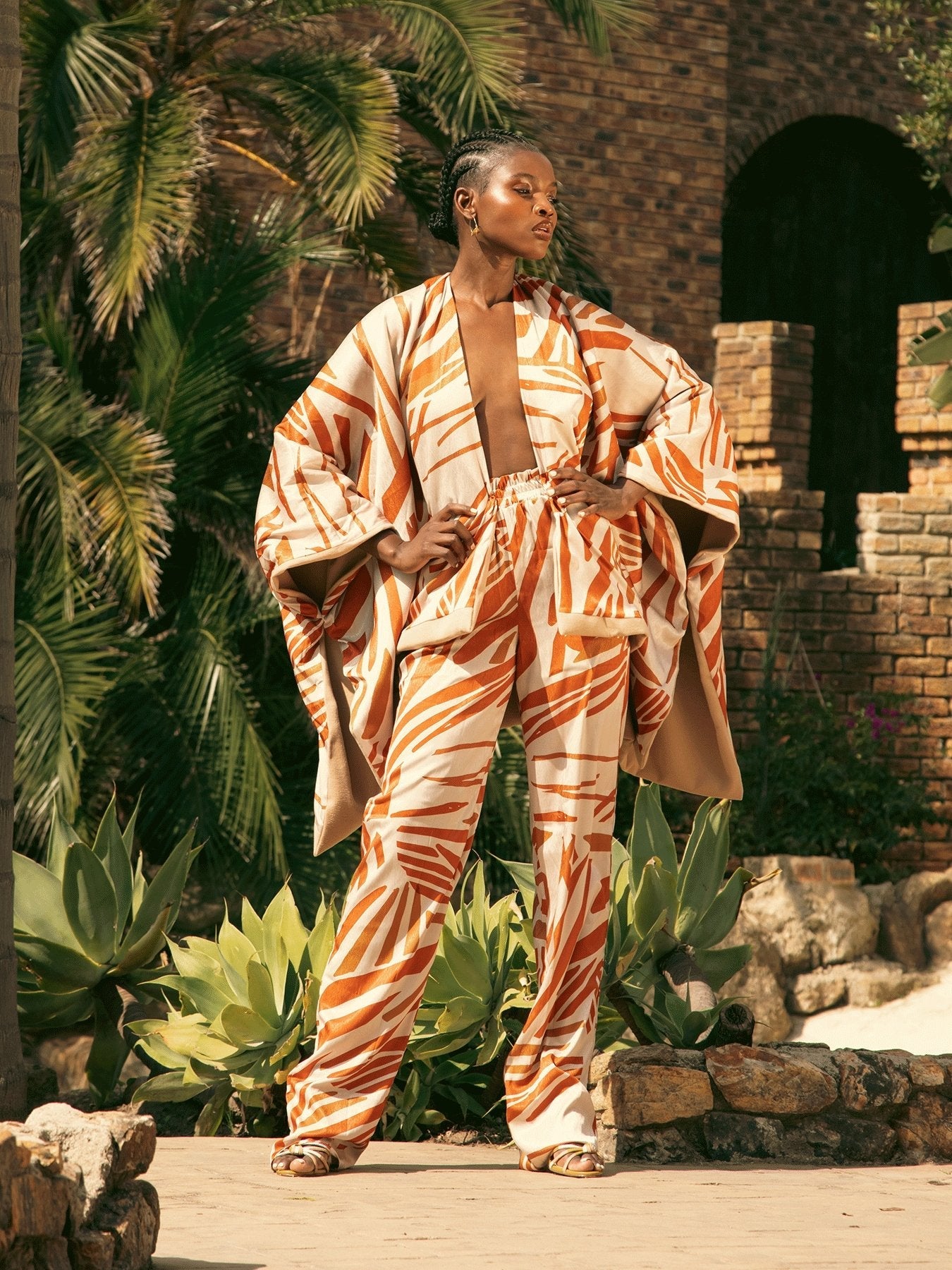 Leer Pants - Zena Cream - diarrablu