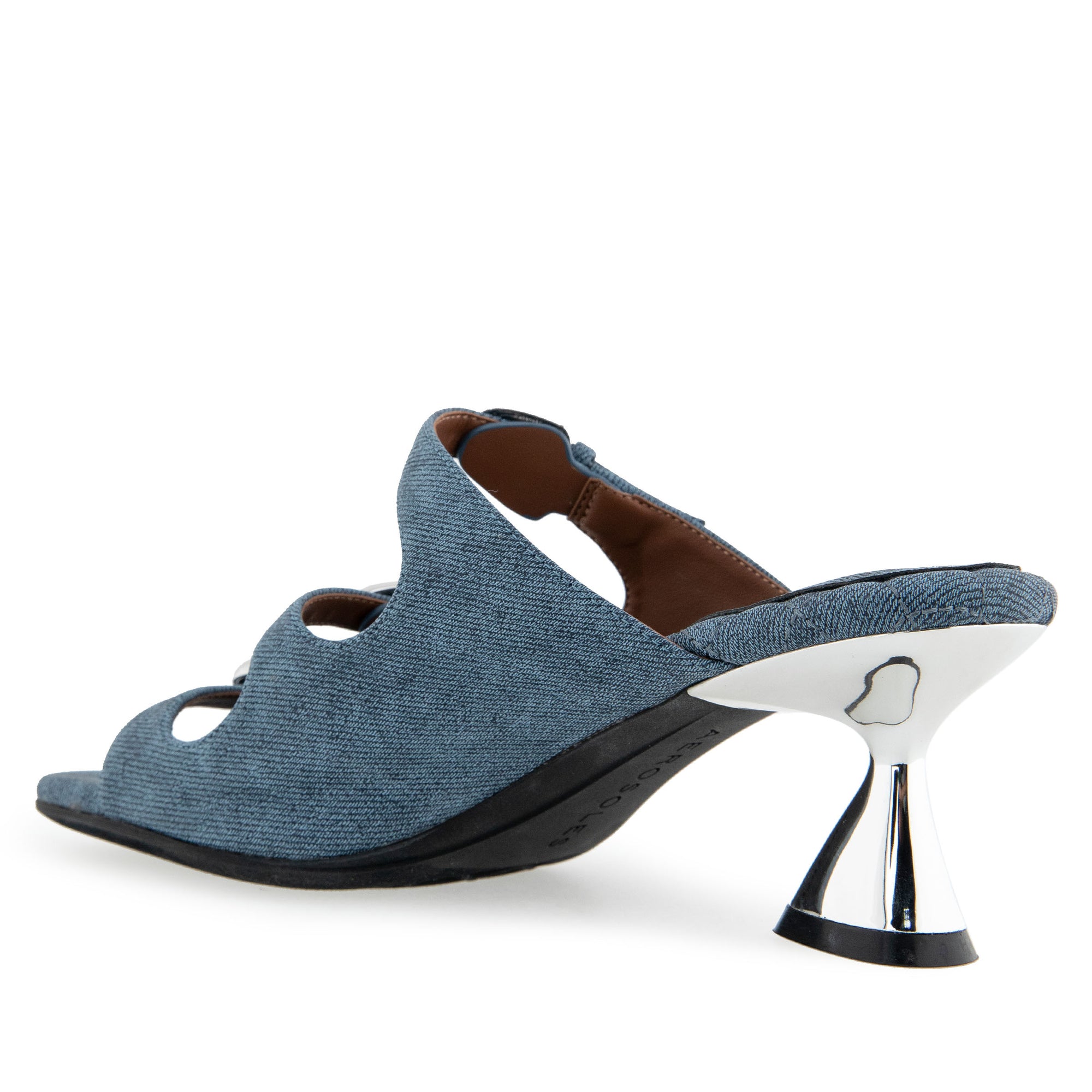 Jenna Sandal Dress Sculpted | Blue Jean Denim Suede