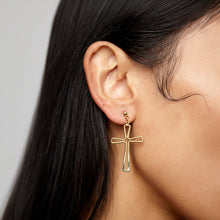 Limelight Cross Earrings | Sterling Silver