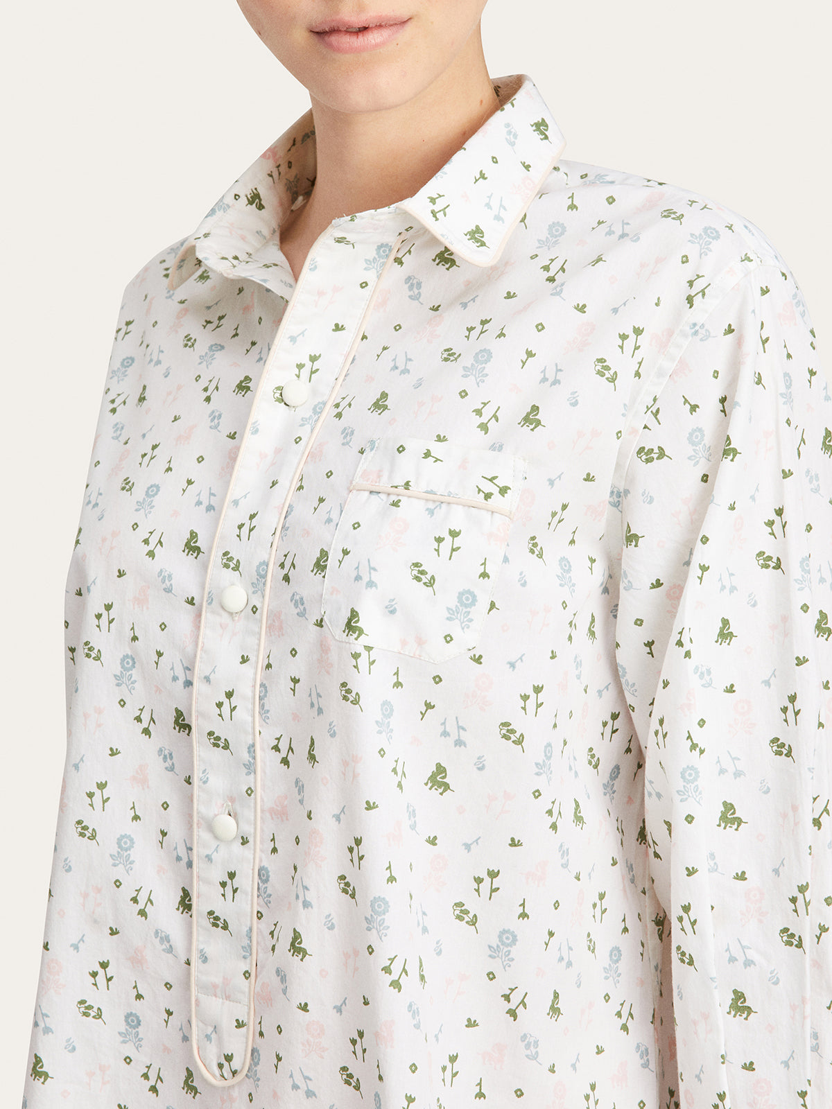 Womens | Linnet Night Shirt x Land of Bebe | Multi