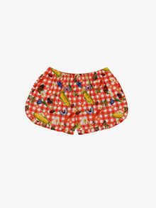Agatha Short | Garden Critters Gingham