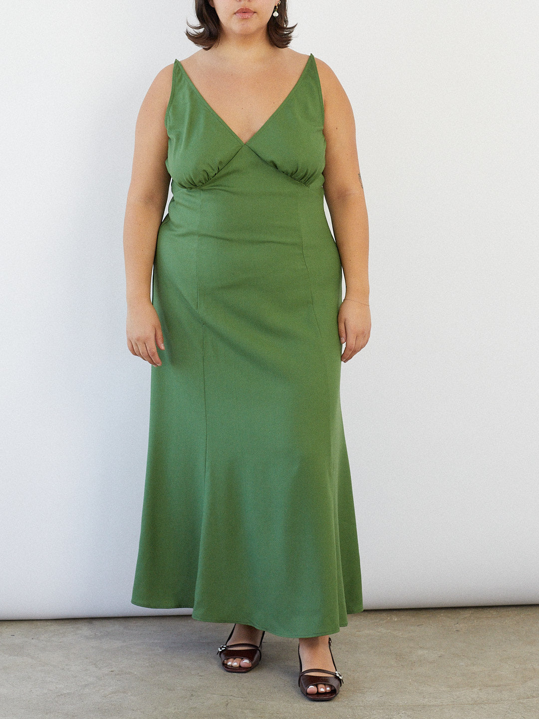 Simona Midi Dress | Pesto