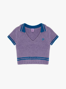 Cynthia Fuzzy Polo | Polly Pocket Purple
