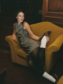 Cindy Dress | Cocoa Plaid