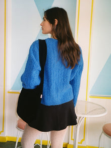 Issa V-Neck Cardi | Cobalt