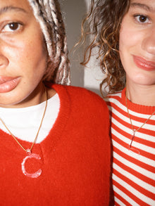 Initial Necklace | Clear