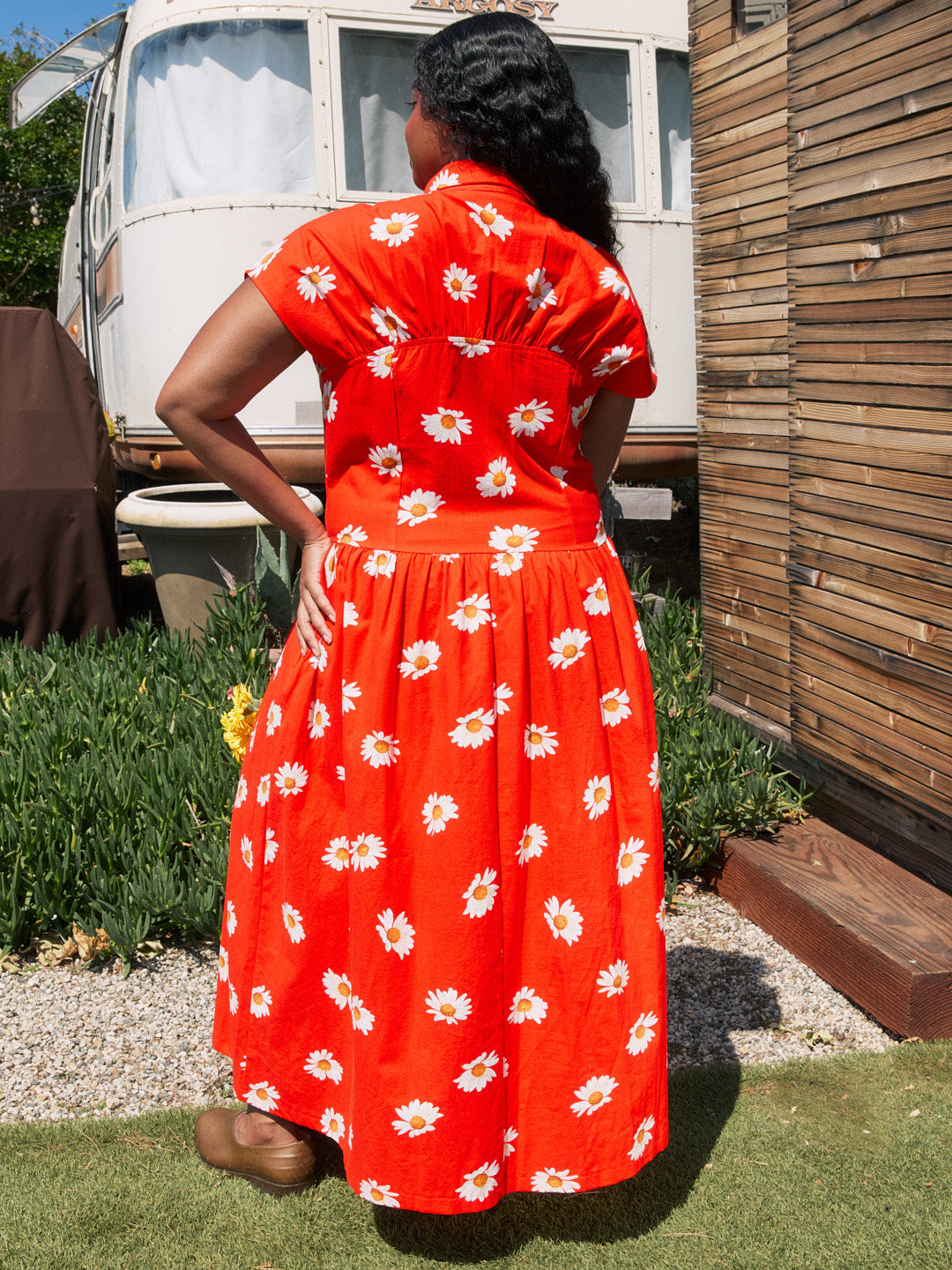 Joan Dress | Red Daisy