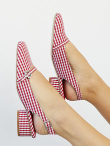 Mackie Heel | Pomodoro Gingham