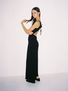 Maya Dress | Black Crinkle