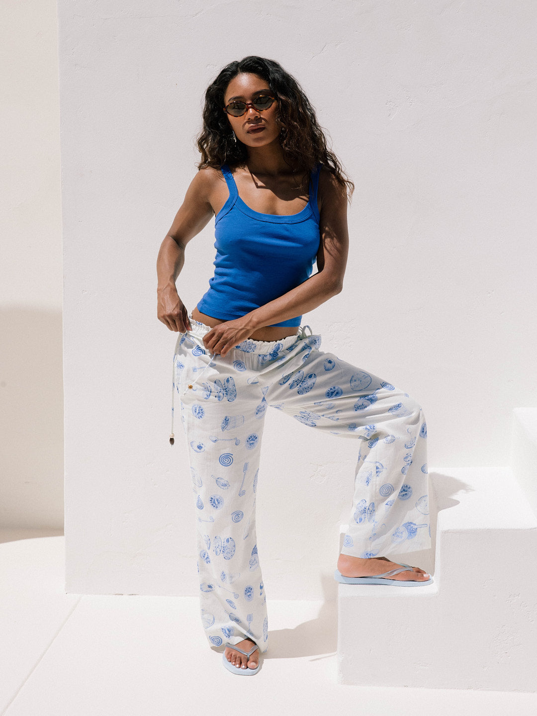 Nora Pant | Caviar Dreams Blue Multi