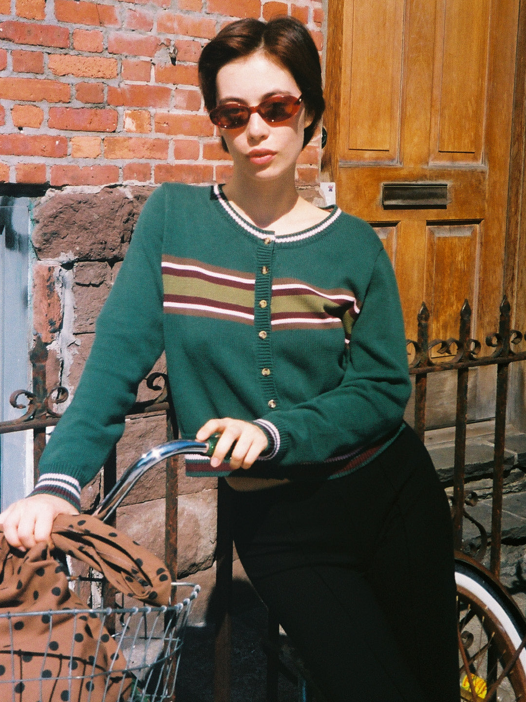 Odessa Cardi | Moss Stripe