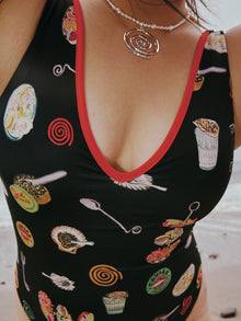 Gena One Piece | Caviar Dreams Black