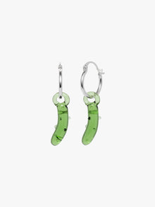 Pickle Hoops | Green x Silver