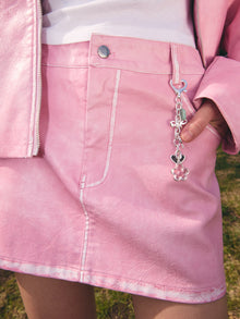 Mariah Mini Skirt | Polly Pocket™ Pink