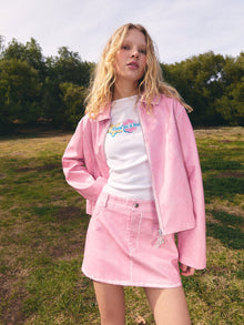 Mariah Mini Skirt | Polly Pocket™ Pink