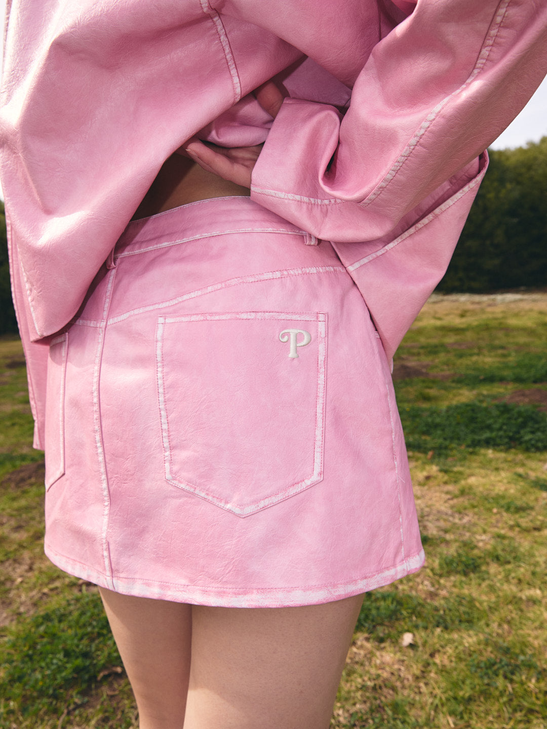 Mariah Mini Skirt | Polly Pocket™ Pink