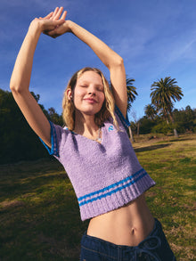 Cynthia Fuzzy Polo | Polly Pocket Purple