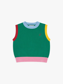 Quinn Sweater Vest | Colorblock