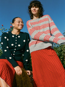 Emi Cardi | Black/White Dot