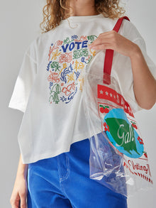 Vinyl Tote | Say Gah to Voting