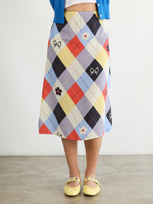 Sandy Midi Skirt | Cirque Argyle