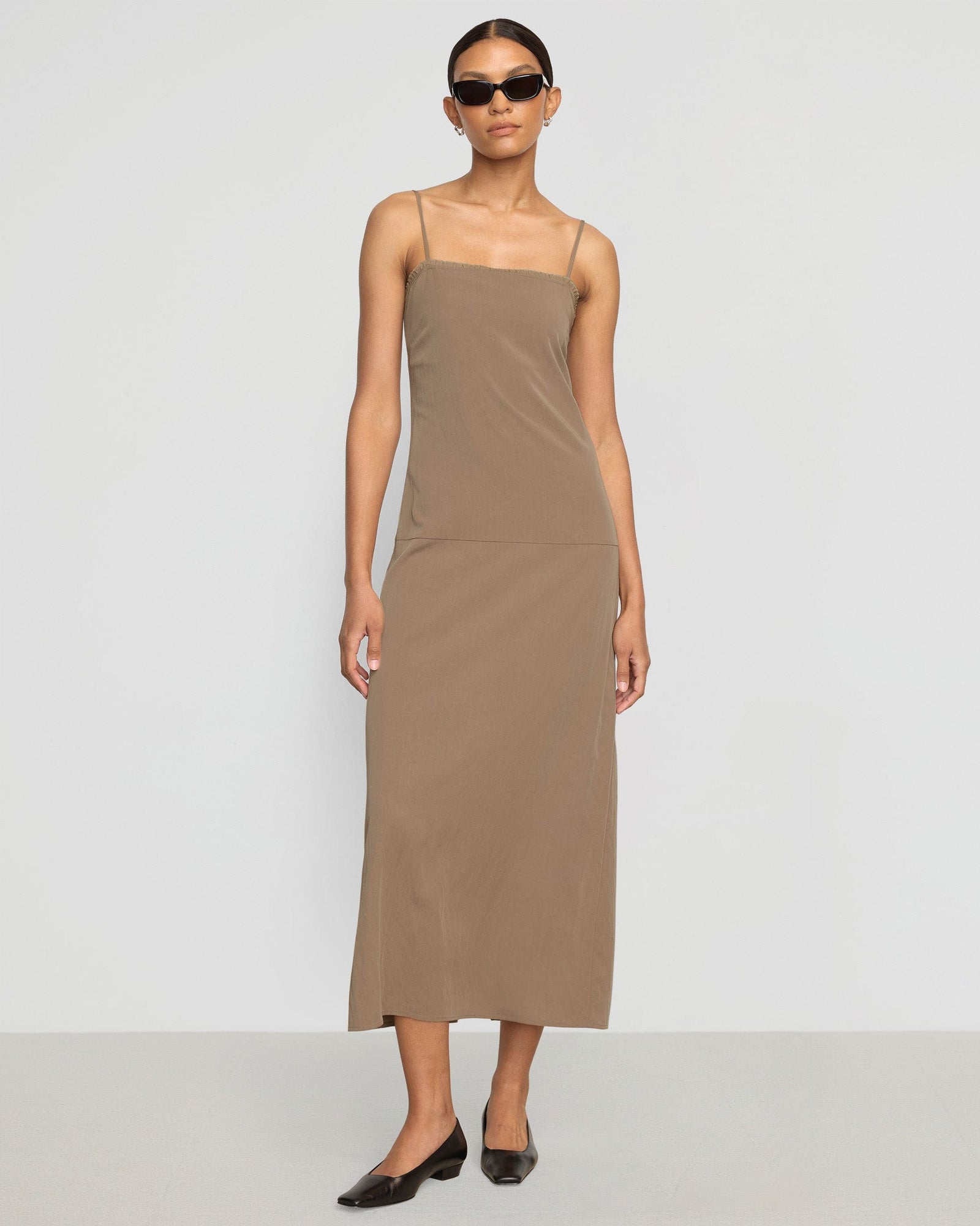 Vanessa | Lisette Square-Neck Cami Dress in Size Small