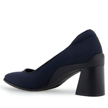 Casta Dress Pump | Navy Stretch Gaberdine