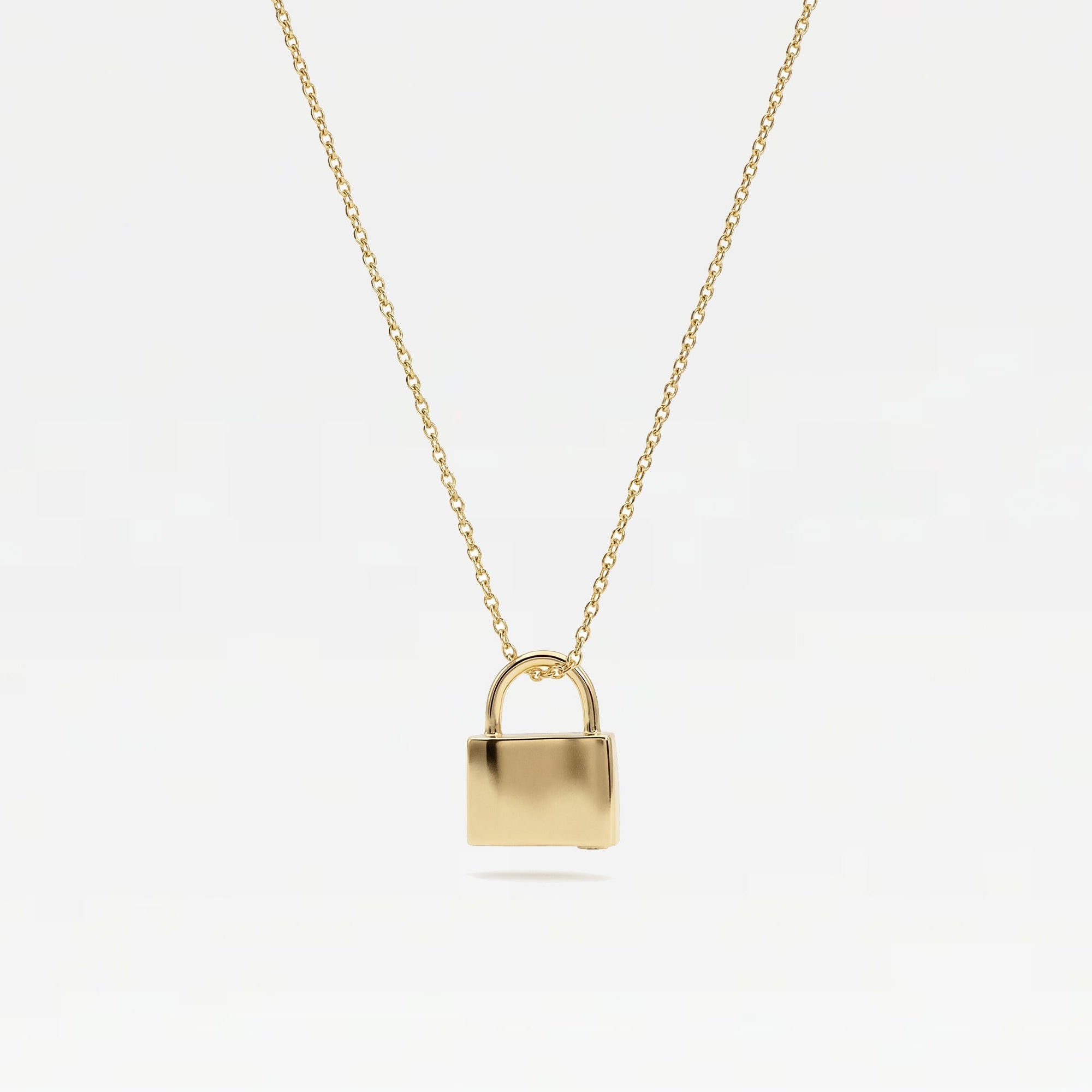 The Lock Necklace | Gold Vermeil