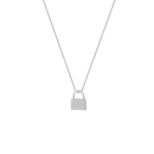 The Lock Necklace | Gold Vermeil & Sterling Silver