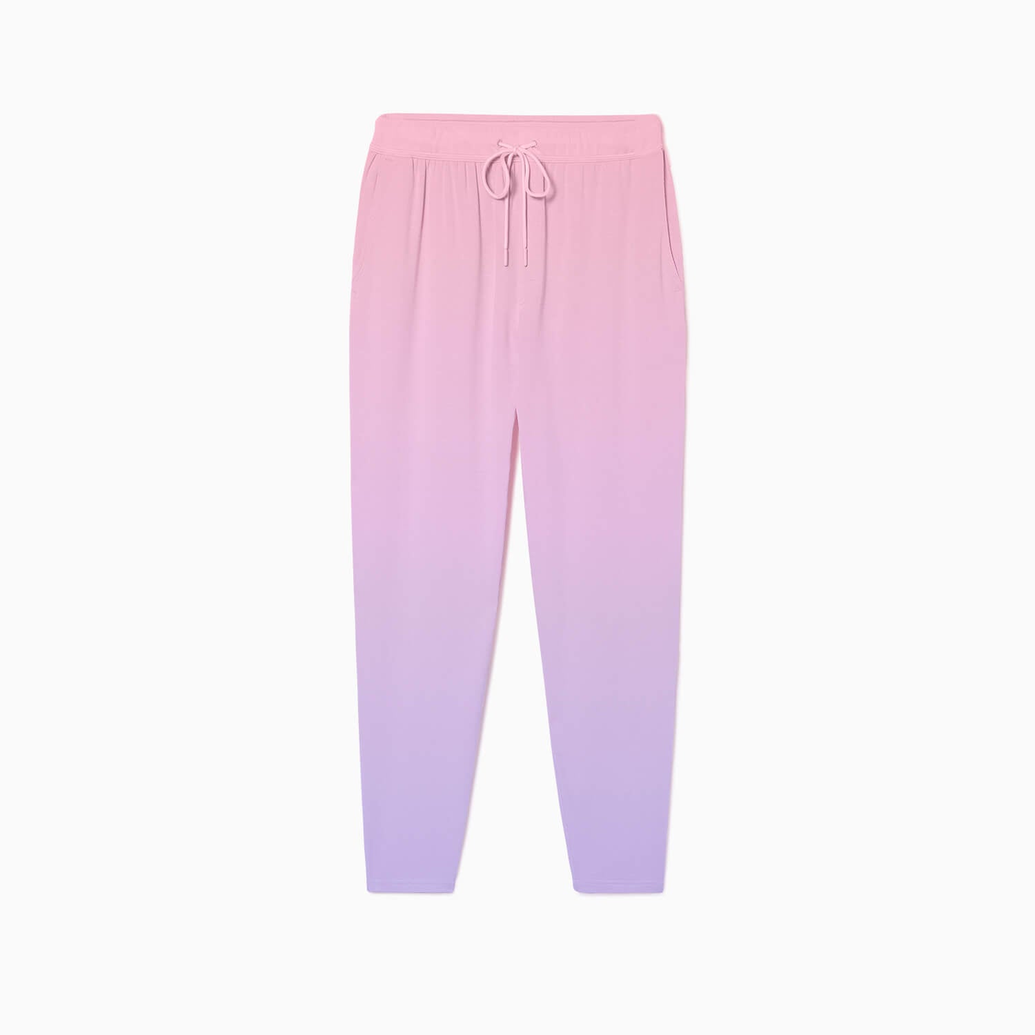 Breathable Modal French Terry Sweatpants | Flamingo/Lavender Gradient