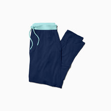 Modal French Terry Lounge Pants | Navy/Mint