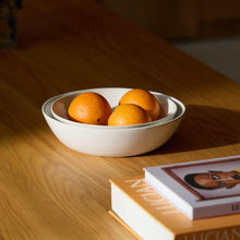 Low Serving Bowls | Pearl White