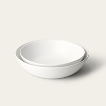 Low Serving Bowls | Cloud White