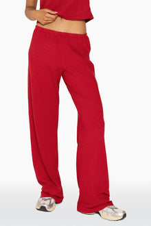 Classic Cotton Daily Linny Pants | Lucky Red