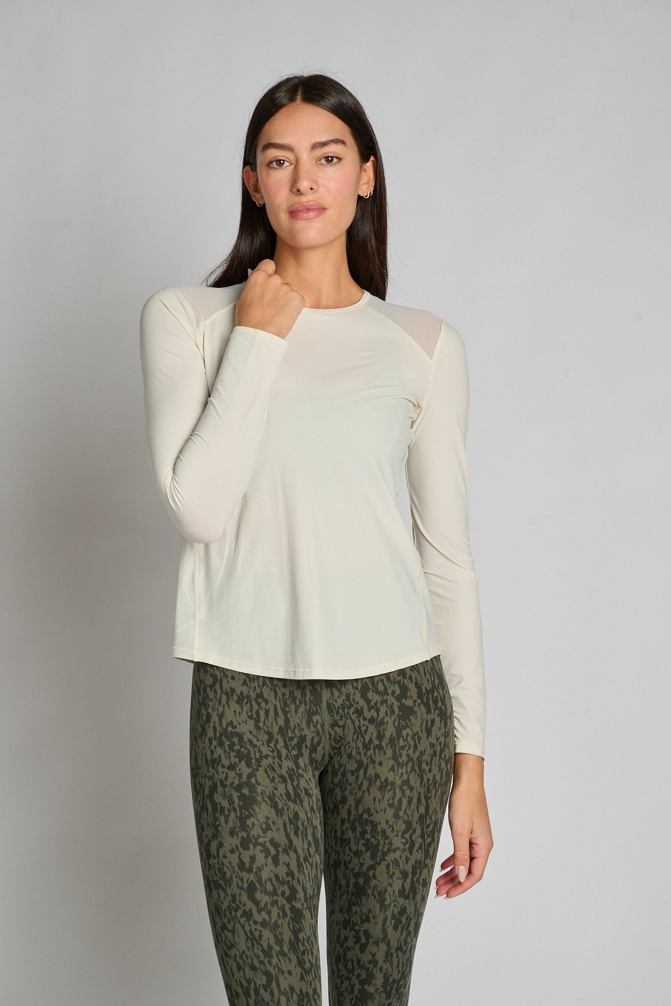 Lululemon | Sculpt Cross-Vent Long Sleeve | Light Ivory