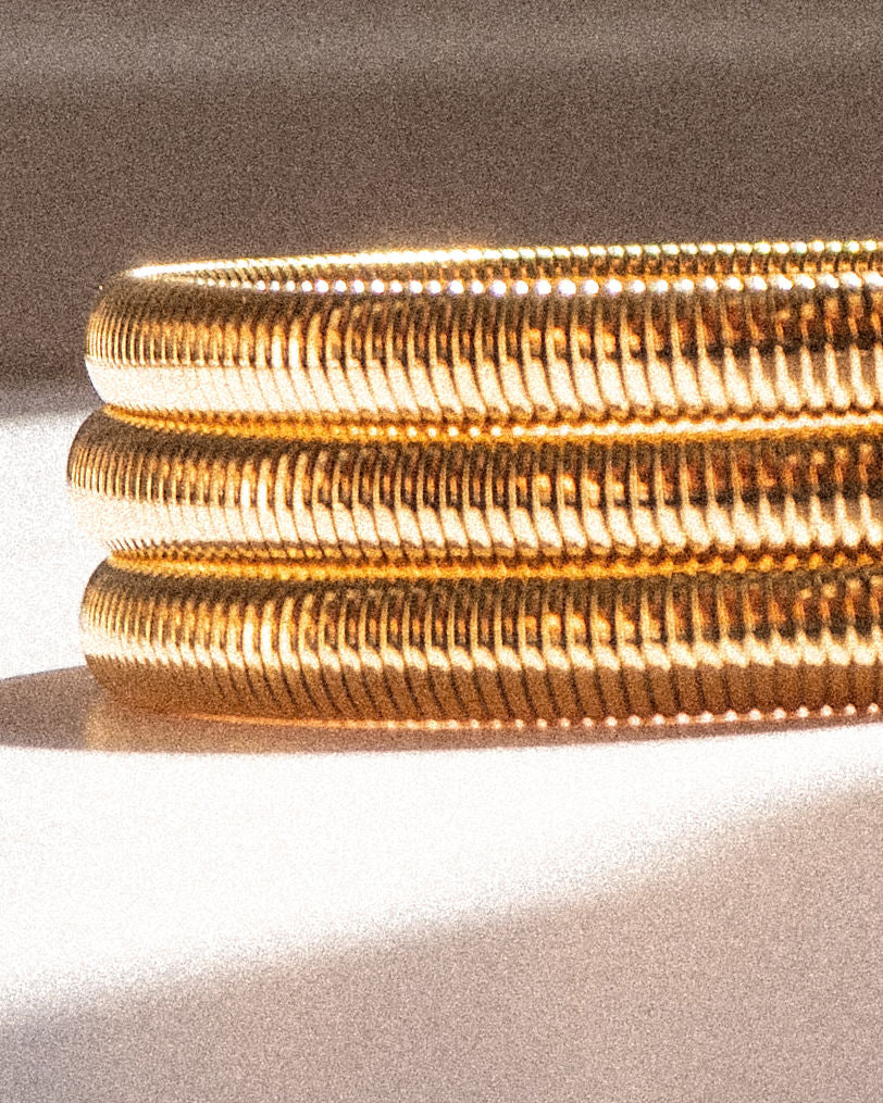 Mini Flex Snake Chain Bracelet | Gold
