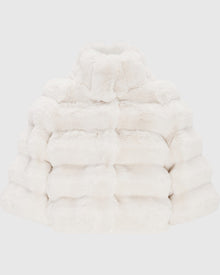 Fur-Free Chinchilla (Faux Fur) Bolero | White Chinch