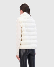 Fur-Free Chinchilla (Faux Fur) Vest | White Chinch