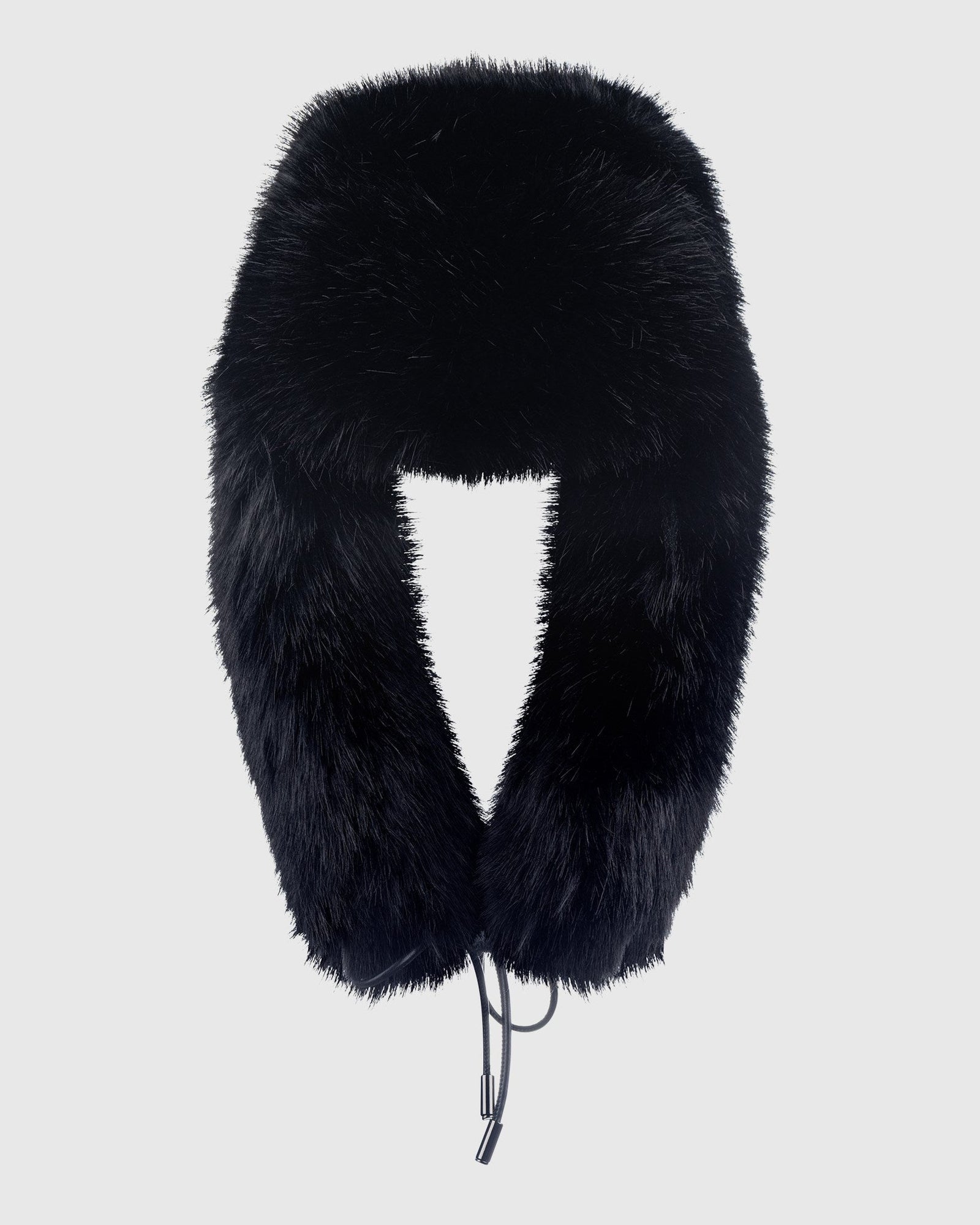 Fur-Free Fox (Faux Fur) Hat | Black