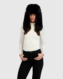 Fur-Free Fox (Faux Fur) Hat | Black