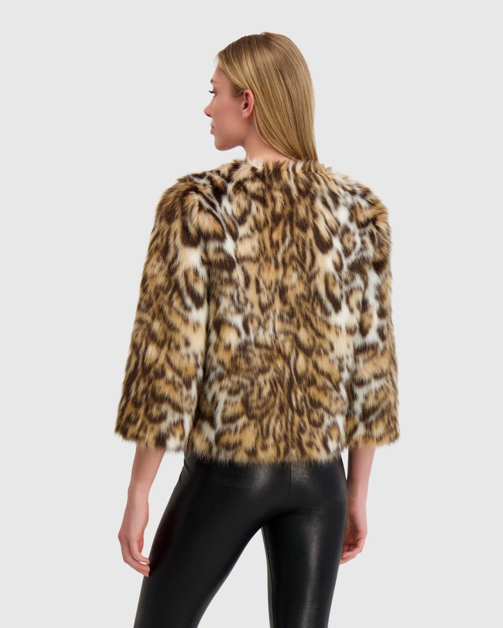 Fur-Free Fox (Faux Fur) Jacket | Animal Print
