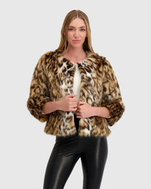 Fur-Free Fox (Faux Fur) Jacket | Animal Print