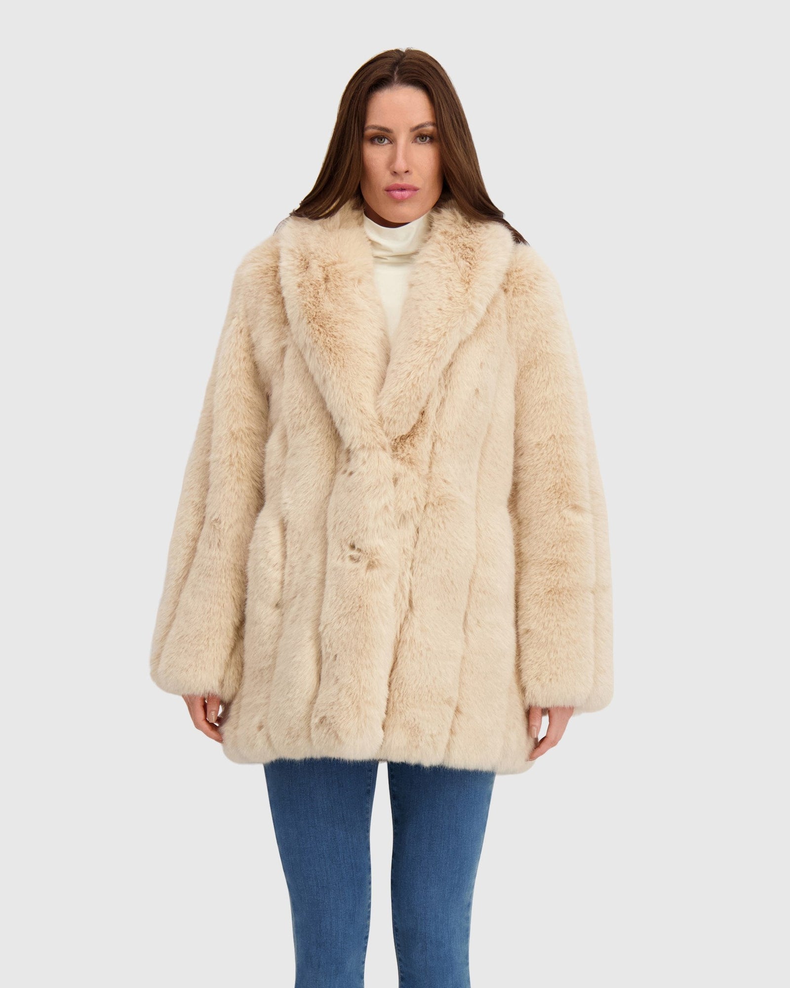 Fur-Free Fox (Faux Fur) Stroller | Beige