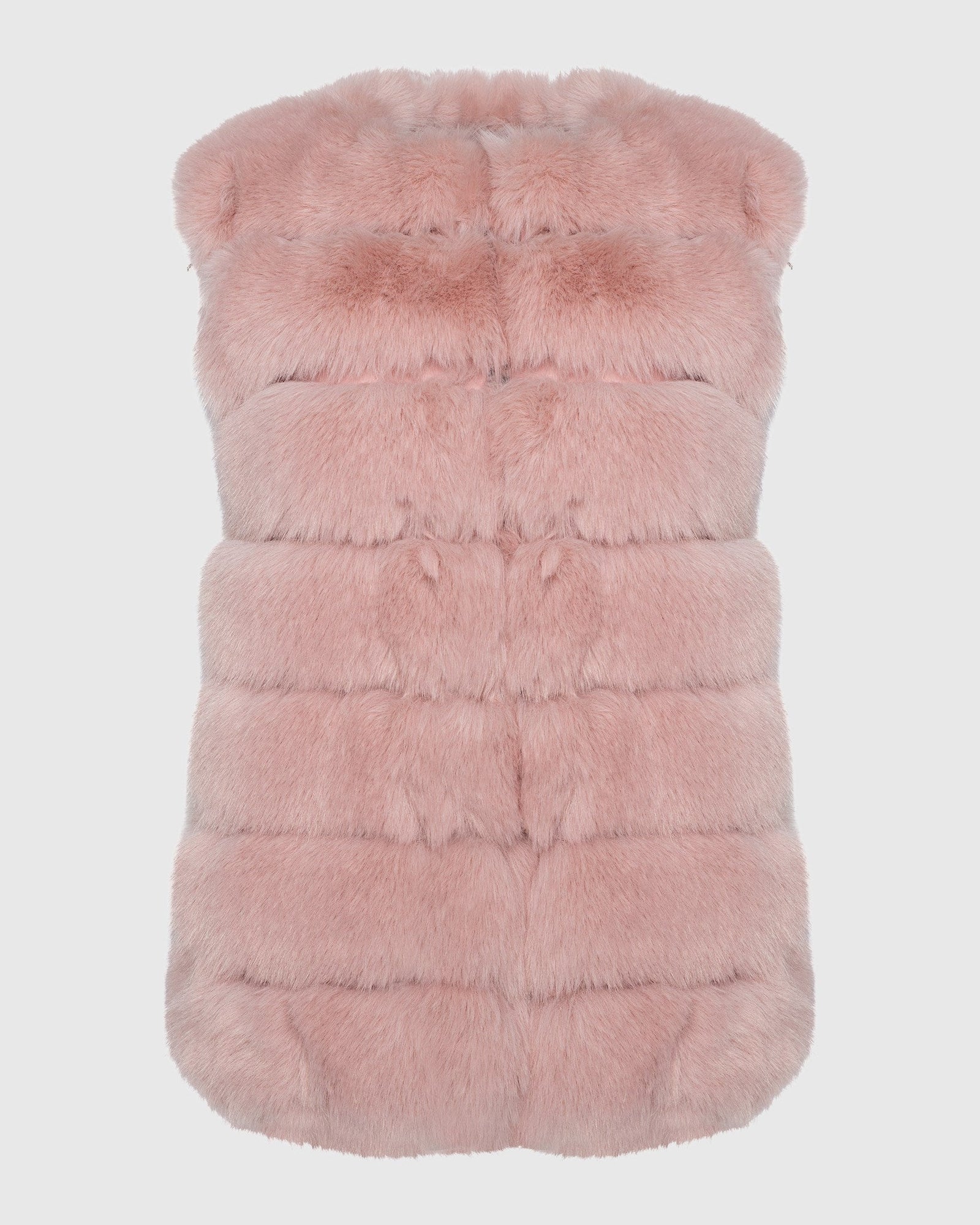 Fur-Free Fox (Faux Fur) Vest | Pink