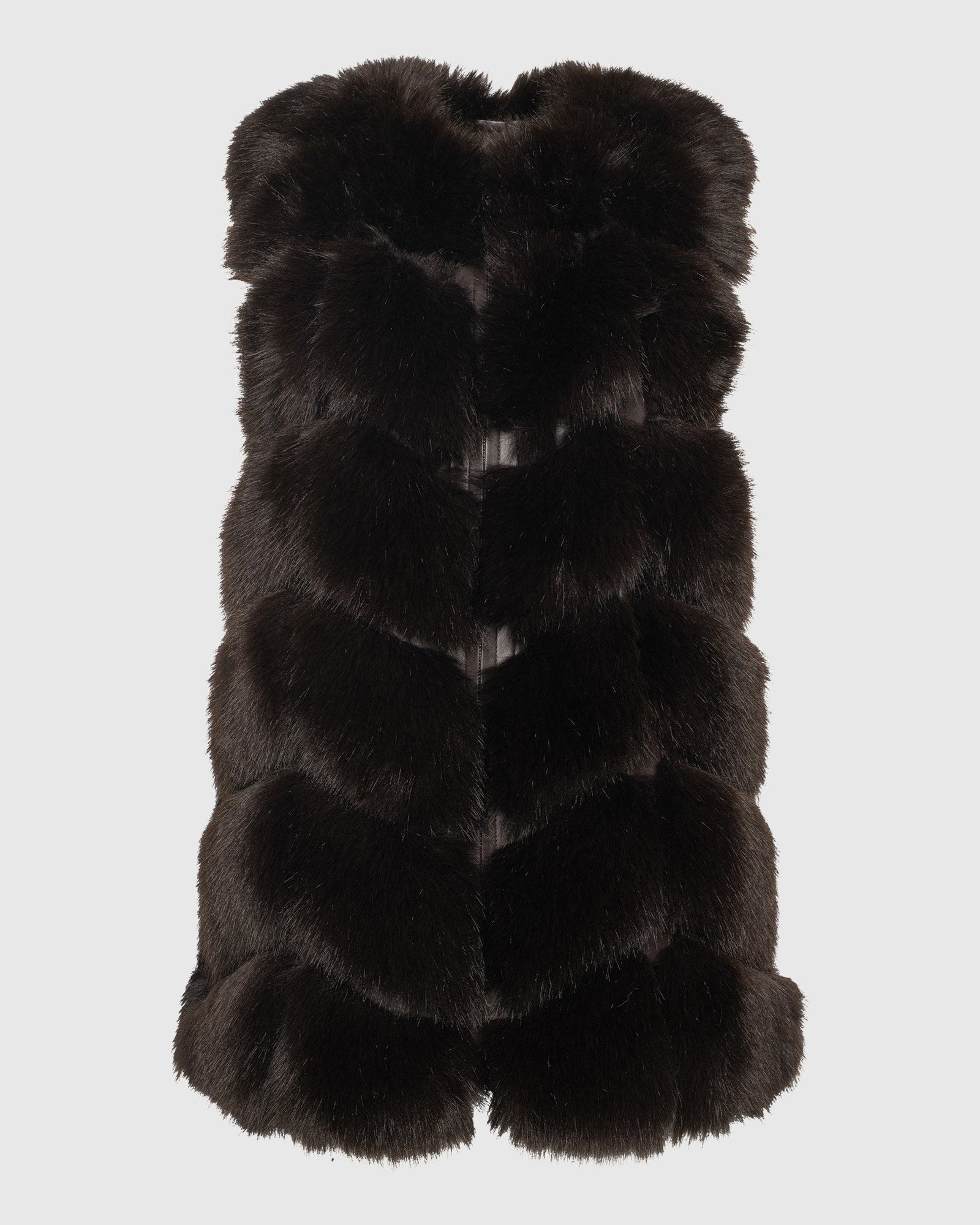 Fur-Free Fox (Faux Fur) Vest | Brown