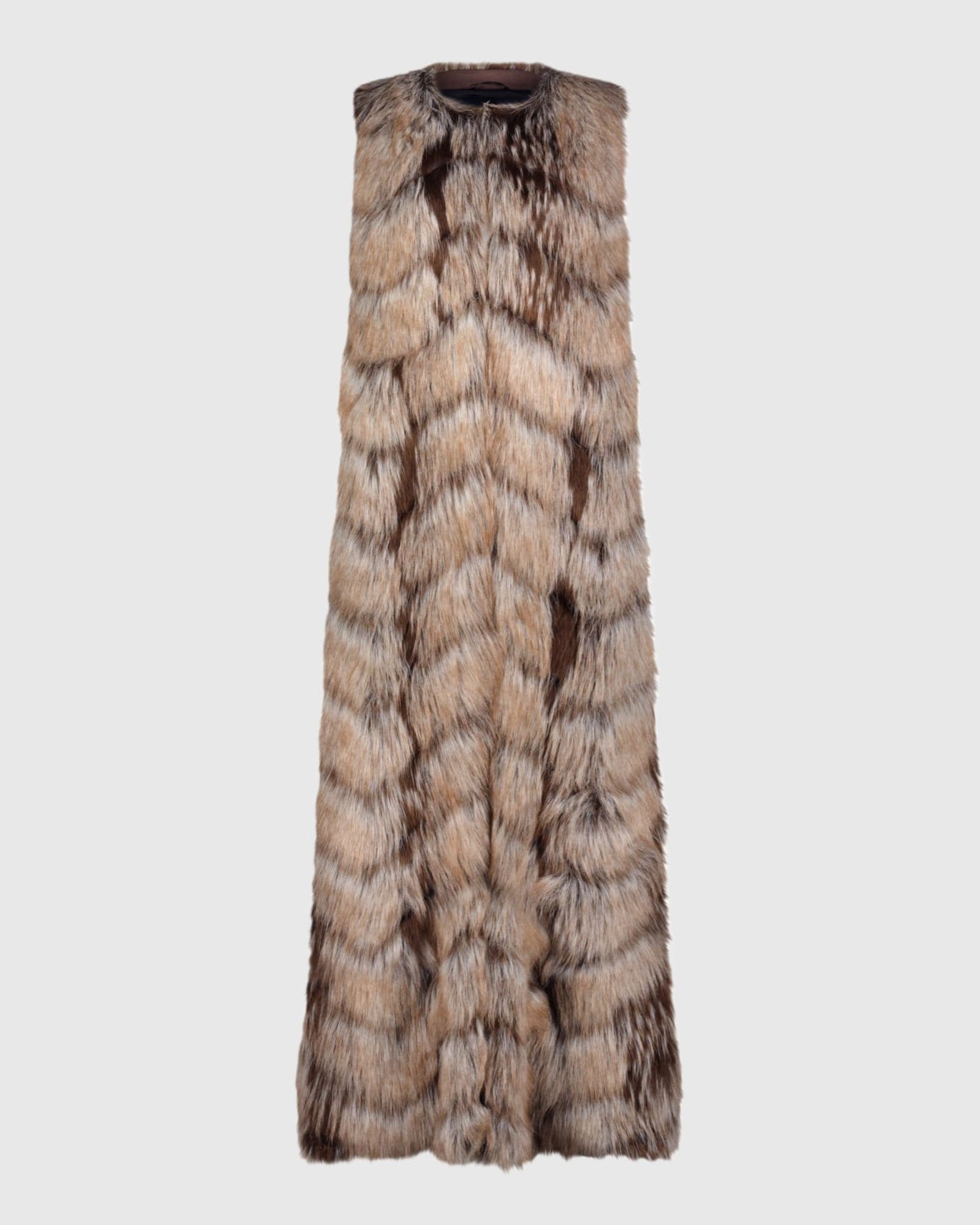 Fur-Free Fox (Faux Fur) Vest | Crystal