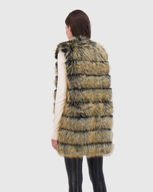 THEIA | Fur-Free Fox (Faux Fur) Vest | Cross