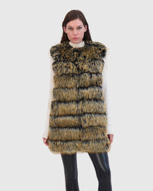 THEIA | Fur-Free Fox (Faux Fur) Vest | Cross